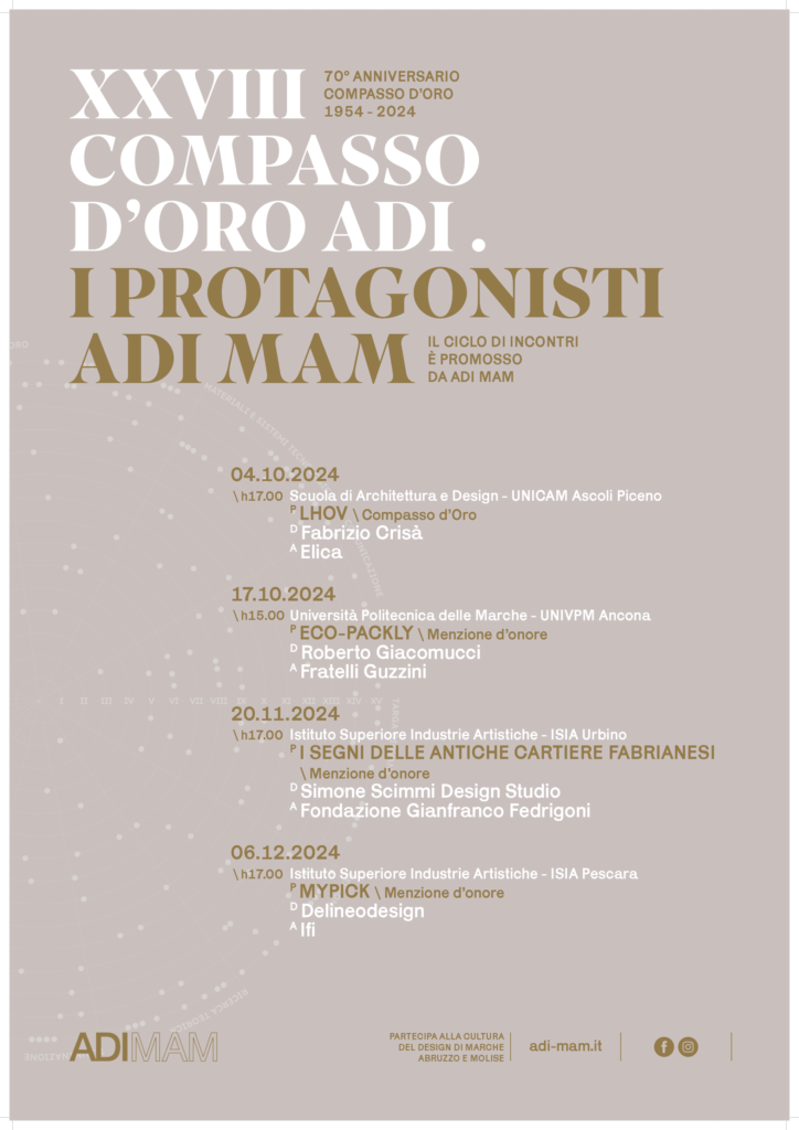 XXVIII COMPASSO D'ORO ADI MAM